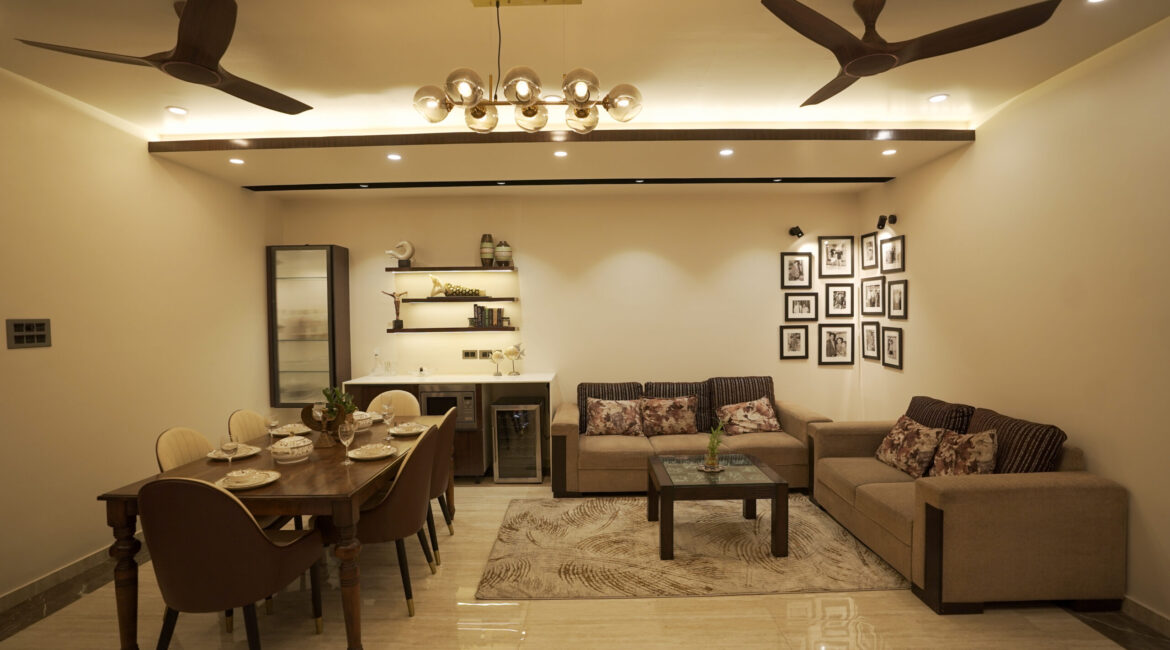 3 BHK Apartment Interior by Bespoke -2 3 BHK Apartment Interior by Bespoke - 2